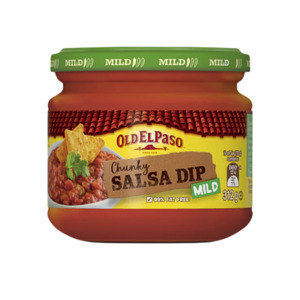 Olives Nibbles Dips: Old El Paso Salsa Dip Mild 312g