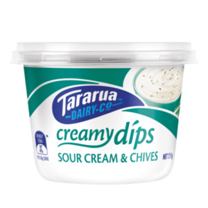Tararua Sour Cream & Chives Dip 250g