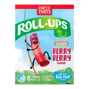 Confectionary: Uncle Toby's Roll-Ups Berry Berry 94g