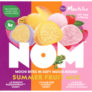 NOM Summer Fruit Mix Mochi Bites 156g