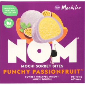 NOM Punchy Passionfruit Mochi Sorbet Bites 156g