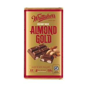 Peckish: Whittaker's Almond Gold 250g