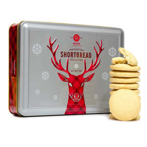 Reids Reindeer Festive Shortbread Tin