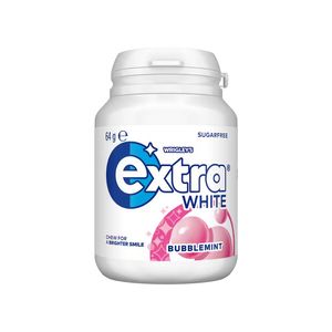 Extra White Bubblemint Chewing Gum - 64g