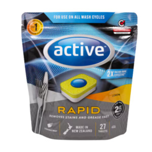 Active Dish Tabs Lemon 27 Tablets