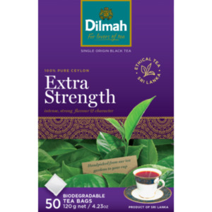 Allpress Coffee Nz: Dilmah Extra Strength Tea Bags 50pk