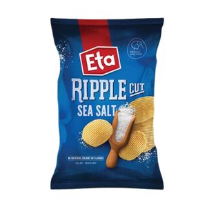 Snacks Chips: Ripple Sea Salt Chips 40g