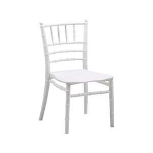 Party Equipment: Kids White Chair