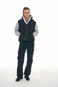 Womens Down Vests: WMNS BLOCK DOWN VEST BLACK