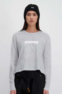 Women S Long Sleeves: LS BELLA TEE/STEP UP GREY MARLE