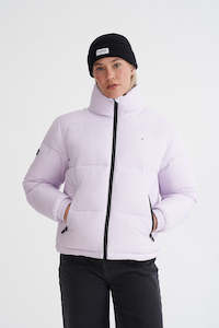 Womens Down Jackets: WMNS BOX PUFFER JKT ORCHID