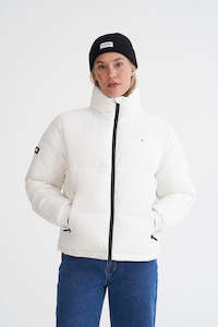 WMNS BOX PUFFER JKT WHITE