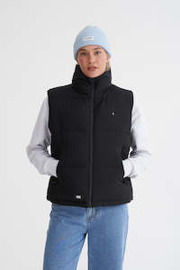 WMNS BOX PUFFER VEST BLACK