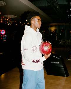 Mens Hoods Crews: BLOCK HOOD 350/BALLER CHALK