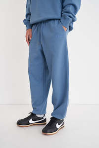 Mens Pants: BLOCK TRACKPANT/ELEMENTAL DENIM BLUE