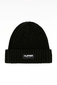 Womens Knitwear: COURTSIDE BEANIE BLACK