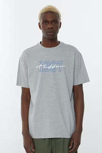 MENS SUP TEE/FRONTLINE GREY MARLE