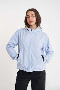 WMNS SOFTSHELL JKT MIST BLUE