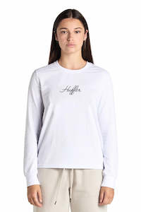 Women S Long Sleeves: LS LANEWAY TEE/IDYLLIC WHITE
