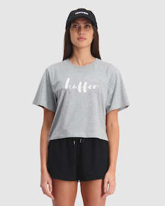 BELLA TEE/LOOSE MOOSE WHT GREY MARLE