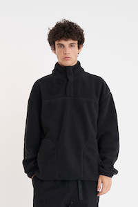 POLAR FLEECE PULLOVER BLACK