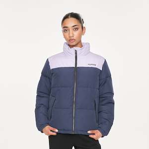 Womens Down Jackets: WMNS DUO PUFFER JKT NAVY/L