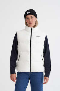 WMNS STREET PUFFER VEST WHITE