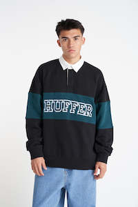 Mens Hoods Crews: GRAND RUGBY CREW BLACK