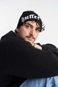 SKULL BEANIE/INKED BLACK