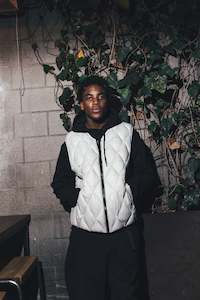 MENS QUILTED LOFT VEST MOONROCK