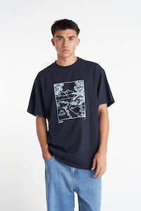 Mens Short Sleeves: SUP TEE 190/DAWN NAVY