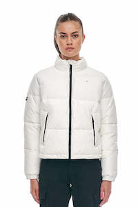 Huffer Puffer: WMNS TRACK PUFFER JKT WHITE