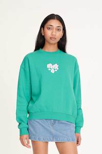 Womens Hoods Crews: SLOUCH CREW 350/OPTIMISTIC CLOVER