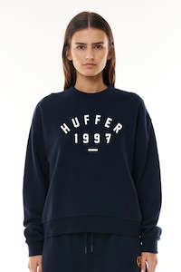 Womens Hoods Crews: WMNS SLOUCH CREW/TRIPLE JUMP NAVY