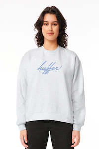 Womens Hoods Crews: WMNS SLOUCH CREW/JOT SILVERMARLE