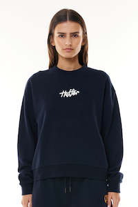 Womens Hoods Crews: WMNS SLOUCH CREW/CREAM NAVY