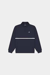 MENS CLUB ¼ ZIP CREW NAVY/CHALK