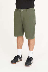 Shorts: CARPENTER DENIM SHORT KHAKI