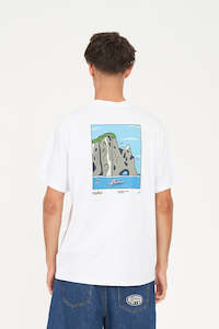 T Shirts: SUP TEE 190/HOLEY WHITE