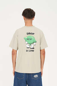 BLOCK TEE 220/DROP A LIME MOONROCK