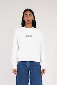 WMNS SLOUCH CREW/ORGANICS CHALK