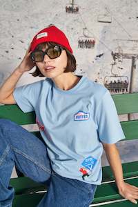 CLASSIC TEE/SKI YA LATER GLACIER