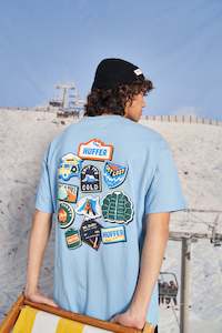 Studio Bon: BLOCK TEE 220/TRAIL MIX GLACIER