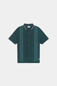 MENS KNIT SHIRT GOLF GREEN