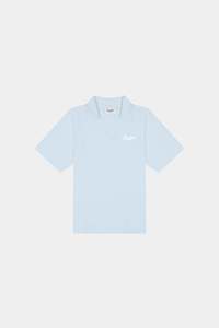 Golf: WOMENS BIRDIE SS POLO ICE BLUE/CHALK