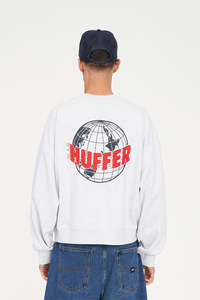 Hoods Crews: SUP CROP CREW 350/AIRHUFFER SILVER M