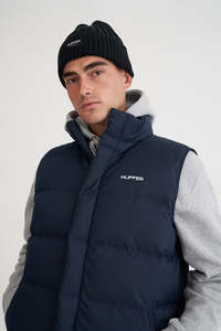 Huffer Puffer: MENS HUFFER PUFFER VEST HRGBONE NAVY