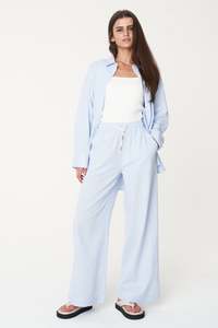 Womens Shirts: CRUISE DAY SHIRT BLUE HAZE/CHALK