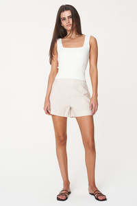 Womens Tops: BIBI KNIT TANK CHALK