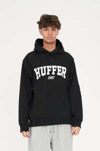 Hoods Crews: MENS TRUE HOOD/UNI BLACK